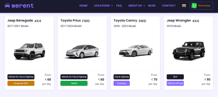 მანქანა ქირით საქართველოში: რატომ არის WeRent მოგზაურების არჩევანი?